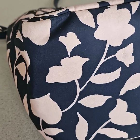 Kate Spade Joe Garden Vine Nylon Baby Diaper Bag. Clean, Blue And Cream - Picture 10 of 17
